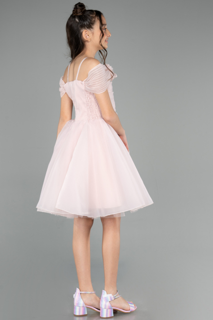 Robe de Soirée Enfants Courte Poudre ABK2566