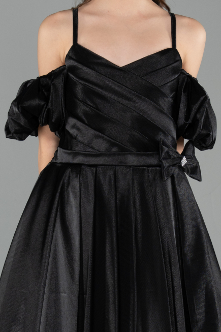 Robe de Soirée Enfants Longue Noir ABU5912
