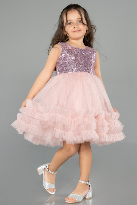 Robe de Soirée Enfants Courte Poudre ABK2570
