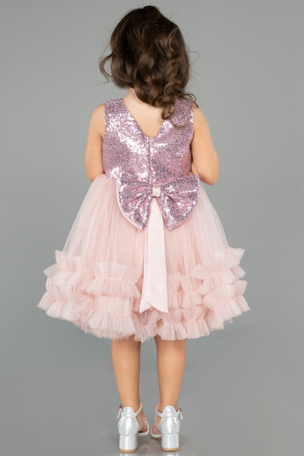 Robe de Soirée Enfants Courte Poudre ABK2570