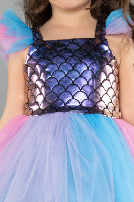 Robe de Soirée Enfants Courte Rinçage ABK2578