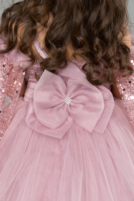 Robe de Mariage Pour Enfant Longue Poudre ABG179