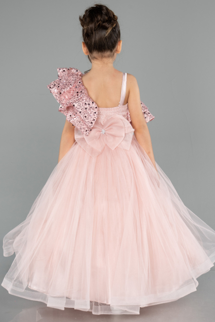 Robe de Mariage Pour Enfant Longue Poudre ABG180