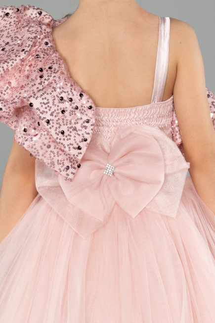 Robe de Mariage Pour Enfant Longue Poudre ABG180