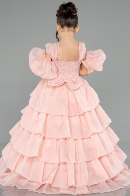 Robe de Mariage Pour Enfant Longue Poudre ABG184