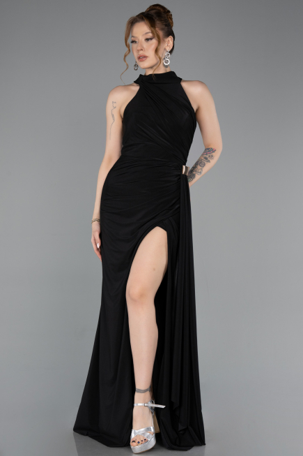 Robe de Soirée Longue Noir ABU5918