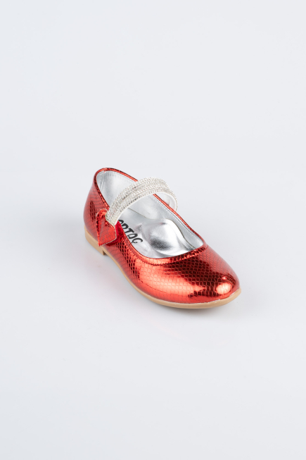 Chaussure Plate A motifs Rouge ORS3101