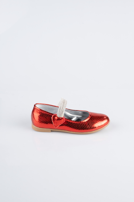 Chaussure Plate A motifs Rouge ORS3101