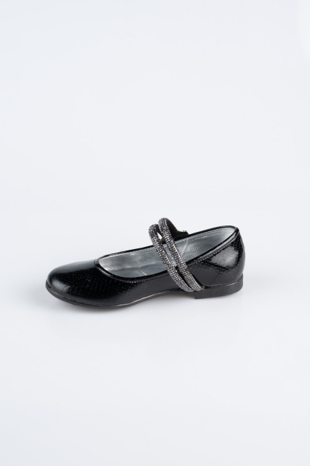 Chaussure Plate A motifs Noir ORS3101