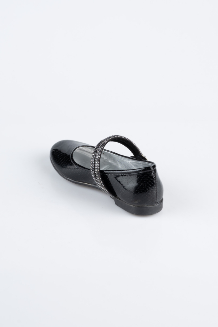 Chaussure Plate A motifs Noir ORS3101
