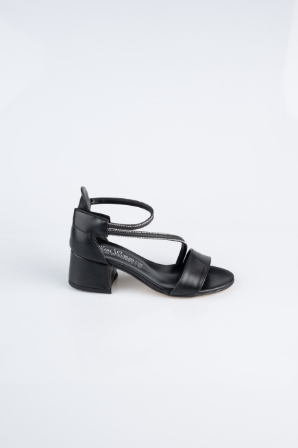 Robe de Soirée Enfants Cuir Noir SE796