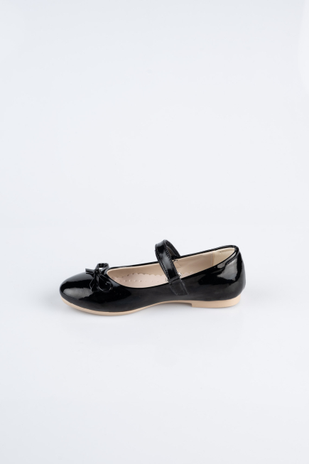 Chaussure D’enfant Cuir Verni Noir SE201