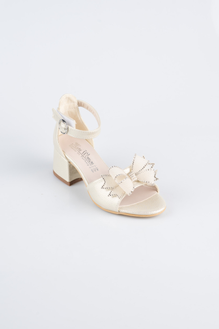 Chaussure D’enfant Peau Or SE712
