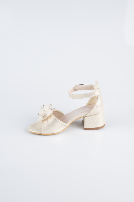 Chaussure D’enfant Peau Or SE712