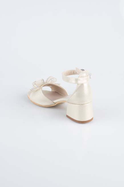 Chaussure D’enfant Peau Or SE712