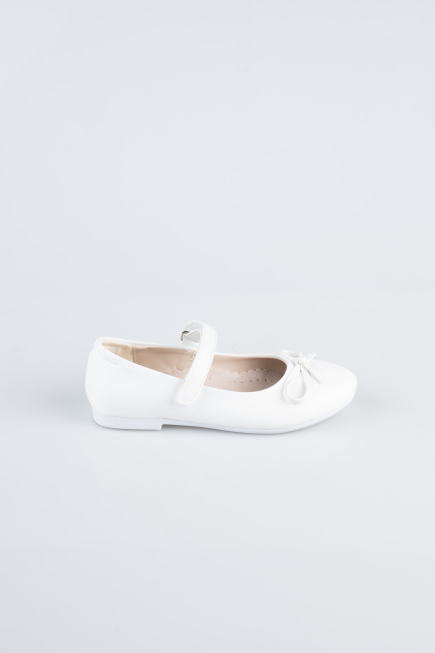 Chaussure D’enfant Cuir Blanc SE201