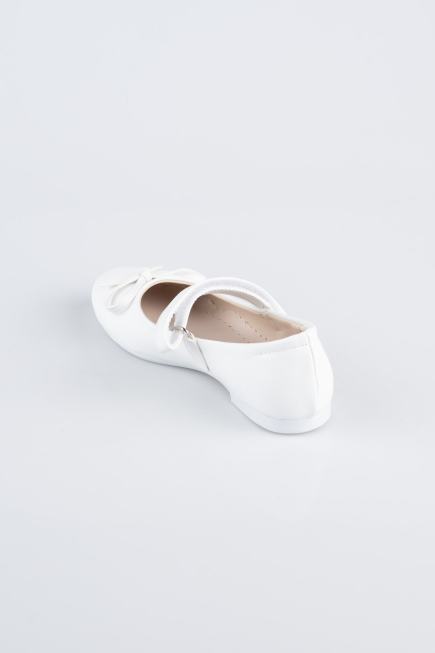 Chaussure D’enfant Cuir Blanc SE201