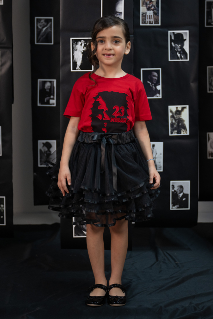 Jupe Fille Noir KT106