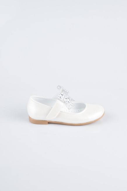 Chaussure Plate Cuir Nacre ORD3103