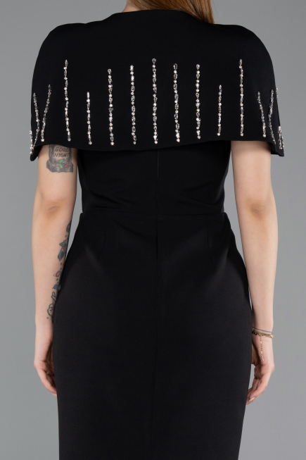 Robe De Soirée Midi Noir ABK2588