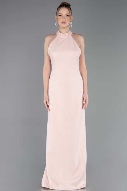 Robe de Soirée Longue Poudre ABU5971