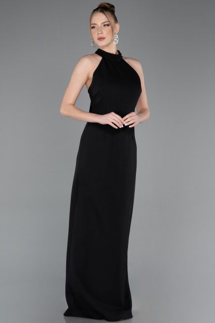 Robe de Soirée Longue Noir ABU5971