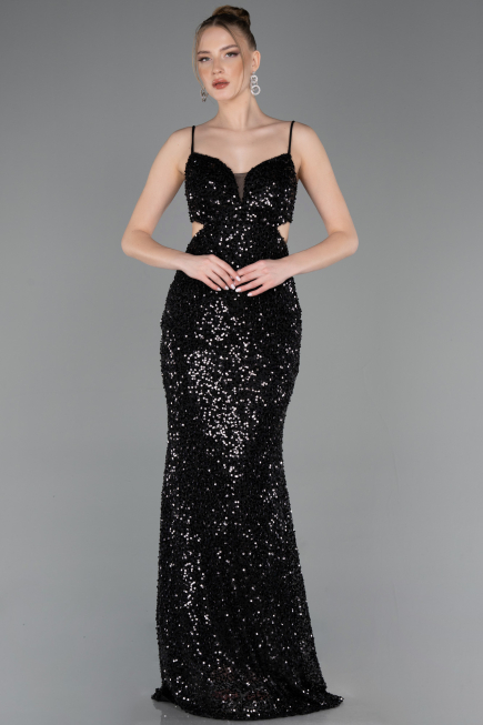 Robe de Soirée Longue Noir ABU5980