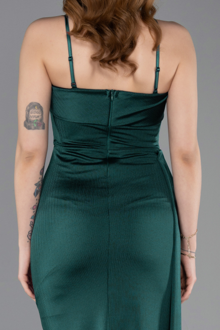 Robe de Soirée Longue Émeraude ABU5992