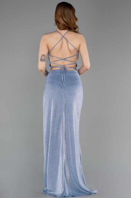 Robe de Soirée Longue Indigo ABU6008