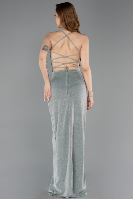 Robe de Soirée Longue Menthe ABU6008
