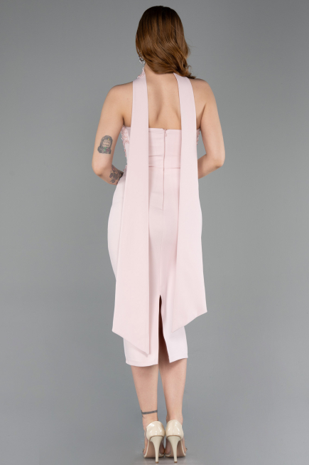 Robe de Cérémonie Midi Poudre ABK2593