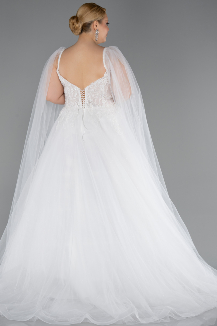 Robes de Mariage Longue Blanc ABG143