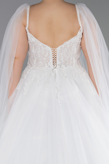 Robes de Mariage Longue Blanc ABG143