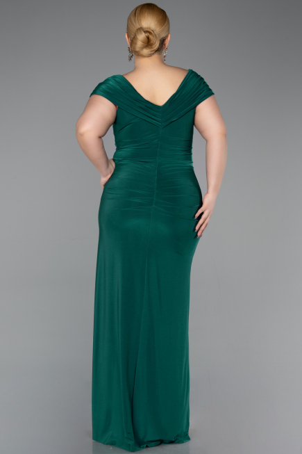 Robe De Soirée Grande Taille Longue Émeraude ABU5900