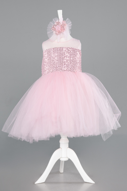 Robe de Soirée Enfants Courte Poudre ABK2572
