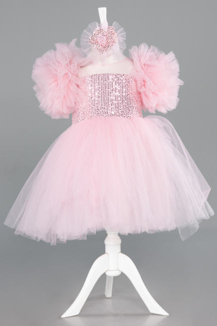 Robe de Soirée Enfants Courte Poudre ABK2572