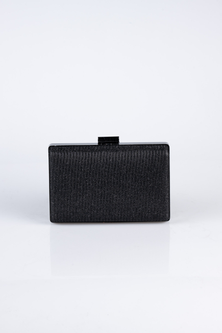 Sac de Soirée Luxe Argenté Noir V275