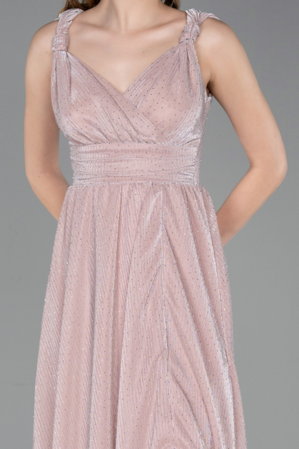 Robe de Soirée Longue Poudre ABU6045