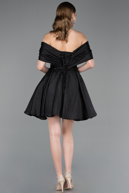 Robe de Cérémonie Courte Noir ABK2604