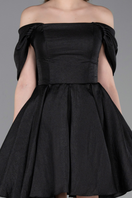 Robe de Cérémonie Courte Noir ABK2604