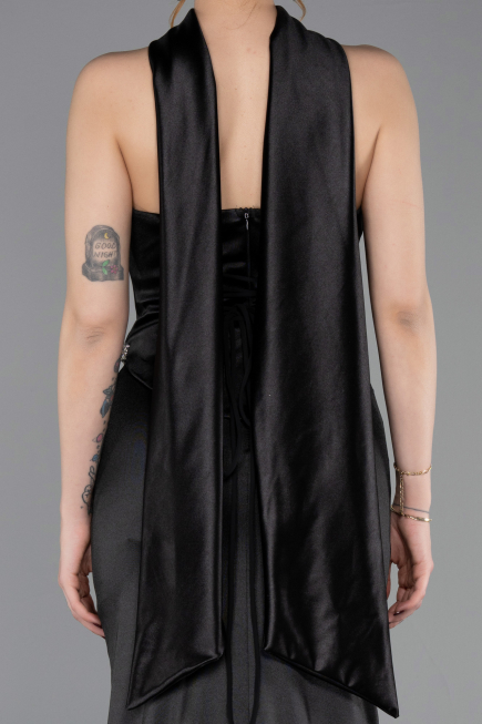 Robe de Soirée Longue Noir ABU6079