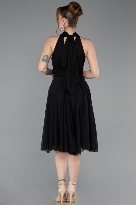 Robe de Cérémonie Courte Noir ABK2612