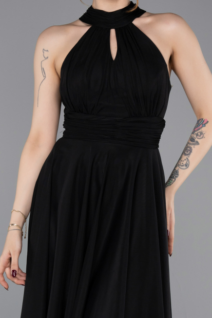 Robe de Cérémonie Courte Noir ABK2612