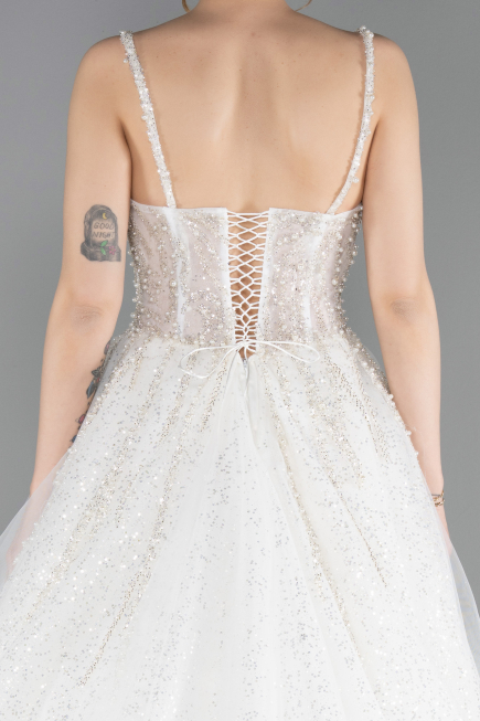 Robes de Mariage Longue Blanc ABG191