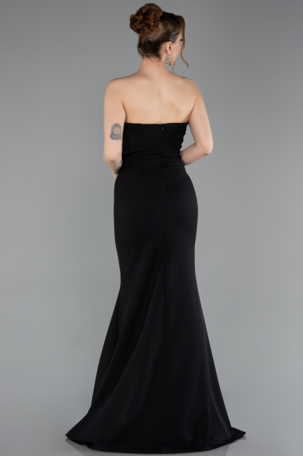 Robe Queue de Poisson Longue Noir ABU6092