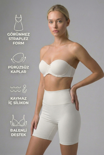 Görünmez & Dekolte Sütyen Blanc EM701