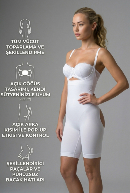 Body Gaine Sculptante Blanc EM2038