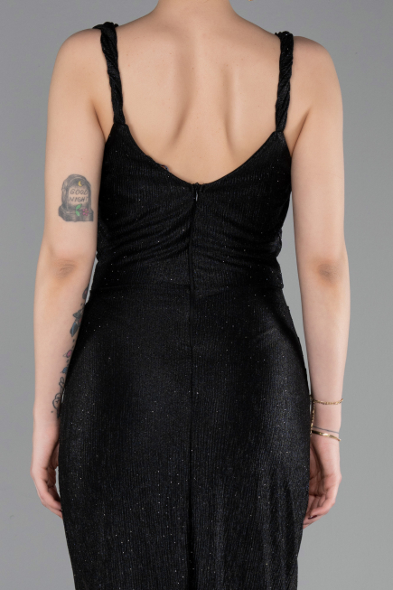 Robe de Soirée Longue Noir ABU6105
