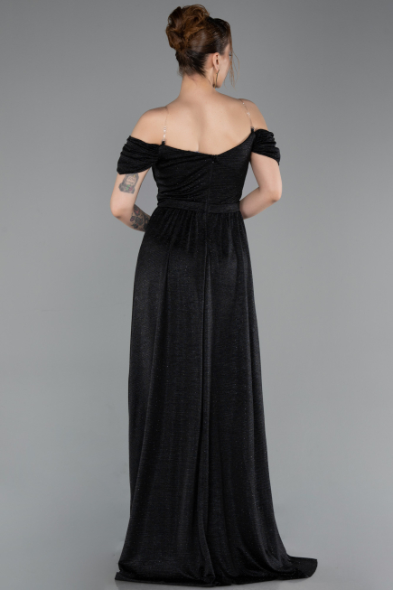 Robe de Soirée Longue Noir ABU6107