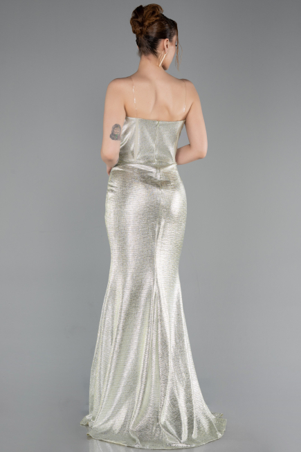 Robe de Soirée Longue Menthe ABU6111